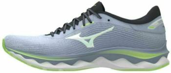 Mizuno Wave Sky 5 Heather/White/Neo Lime 38,5 Cestná bežecká obuv