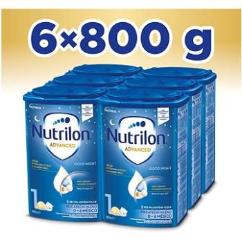 Nutrilon 1 Advanced Good Night počiatočné dojčenské mlieko 6× 800 g, 0+ (8595002110069)