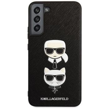 Karl Lagerfeld Saffiano K&C Heads Kryt na Samsung Galaxy S22+ Black (3666339046996)