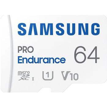 Samsung MicroSDXC 64 GB PRO Endurance + SD adaptér (MB-MJ64KA/EU)