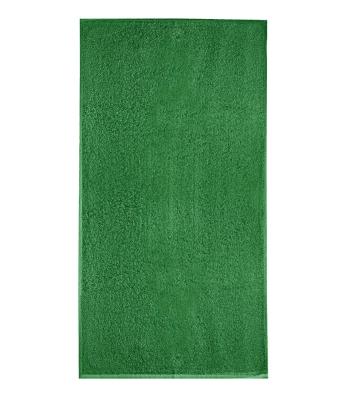 MALFINI Uterák bez bordúry Terry Towel - Stredne zelená | 50 x 100 cm