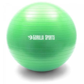 Gorilla Sports Gymnastická lopta, 65 cm, zelená