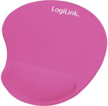 LogiLink ID0027P podložka pod myš s opierkou pod zápästie ergonomická ružová (š x v x h) 195 x 3 x 230 mm