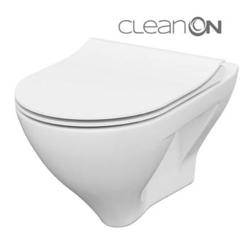 CERSANIT - SET B291 závesná misa MILLE CLEAN ON vrátane dur. sedátka SLIM S701-453