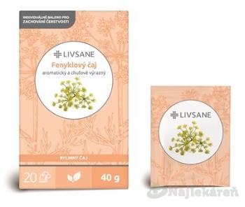 LIVSANE Feniklový čaj bylinný čaj 20x2 g