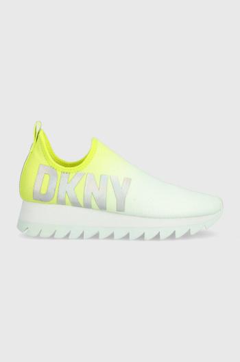 Tenisky Dkny AZER zelená farba, K4273491