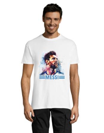 Messi 3 pánske tričko biele 3XL