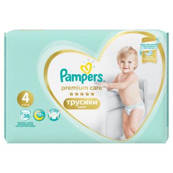 Pampers Premium Care Pants S4, 9-15 kg 38 ks
