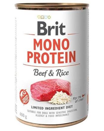 Brit Mono Protein Beef & Brown Rice 400g konzerva