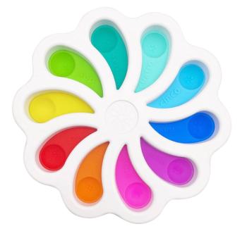Antistresová hračka Push Bubble Pop it - farebná paleta II