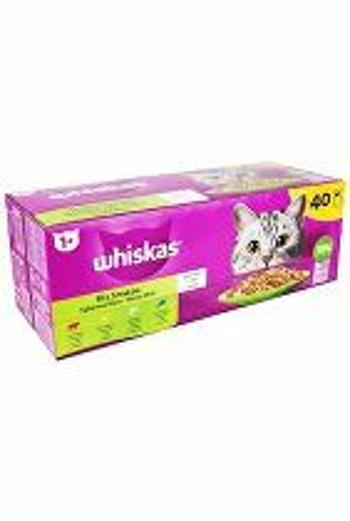 Kapsuly Whiskas. Výber hydiny 40x85g