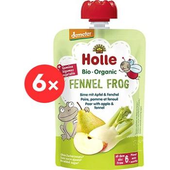 HOLLE Fennel Frog BIO pyré hruška jablko fenikel 6× 100 g (7640161877054)