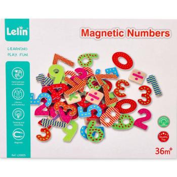Magnetické drevené číslica magnetic numbers