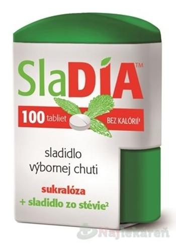 SlaDIA SWISS sladidlo tbl (Sukralóza + Stevia) 1x100 ks