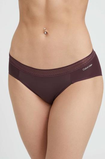 Nohavičky Calvin Klein Underwear fialová farba