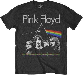 Pink Floyd Tričko DSOTM Band & Pulse Charcoal L