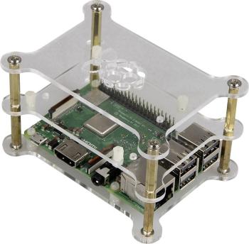 Joy-it Makercase V2 SBC skriňa Vhodné pre: Raspberry Pi  akrylová číra