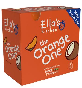 Ella's Kitchen BIO Orange One Ovocné pyré s mangom 5 x 90 g