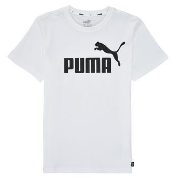 Puma  Tričká s krátkym rukávom ESSENTIAL LOGO TEE  Biela