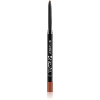 essence 8h Matte Comfort matná ceruzka na pery so strúhatkom odtieň 17 Must Have Brown 0,3 g