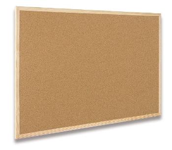 Nástenka CLASSIC Cork Board Eco 30x40 cm, korok, drevený rám