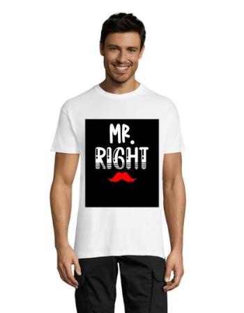 Mr.Right pánske tričko biele 2XL