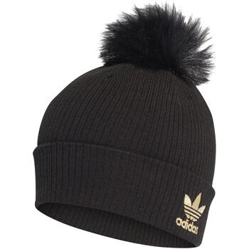 adidas  Čiapky adidas Faux Fur Pompom Beanie  Čierna