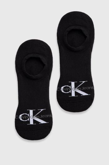 Ponožky Calvin Klein Jeans pánske, čierna farba