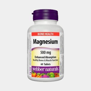 Webber Naturals Horčík magnézium 500 mg 60 tabliet