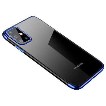 IZMAEL Samsung Galaxy A72 4G Puzdro Clear Color s farebným lemom  KP10808 transparentná