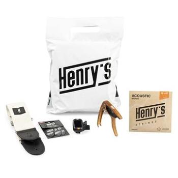 Henry`s Acoustic pack – struny, kapodaster, ladička, brnkadlá, popruh (HEAGPACK01)