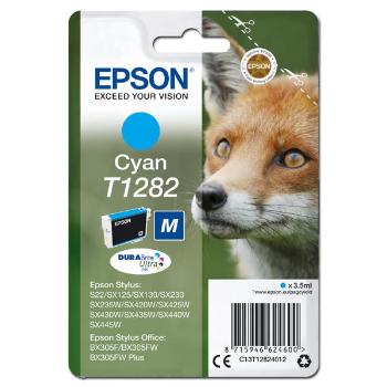EPSON T1282 (C13T12824012) - originálna cartridge, azúrová, 3,5ml