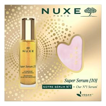 NUXE Darčeková sada starostlivosti proti starnutiu pleti super sérum Age-Defying Concentrate 30 ml + masážna doštička Guasha 1 kus