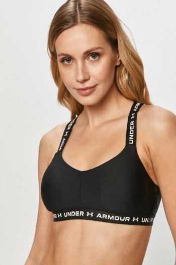 Športová podprsenka Under Armour Crossback čierna farba,