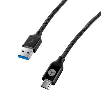 STURDO KAB-0070-STU-TYPEC DATOVY KABEL USB TYP C, CIERNY, 3A, 1M, 5GB/S