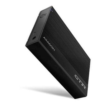 AXAGON EE35-GTR, RIBBED box 3.5 HDD, USB-C 5 Gbps