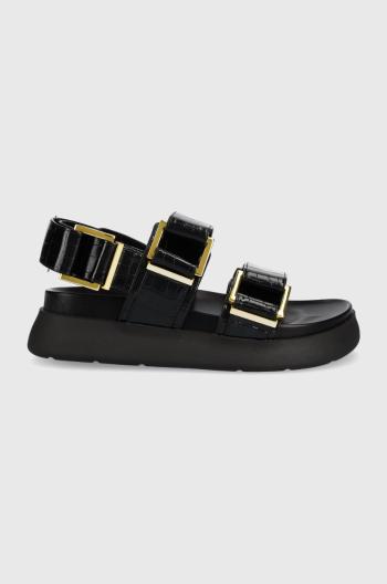 Sandále Kat Maconie Km - Rimini dámske, čierna farba, na platforme