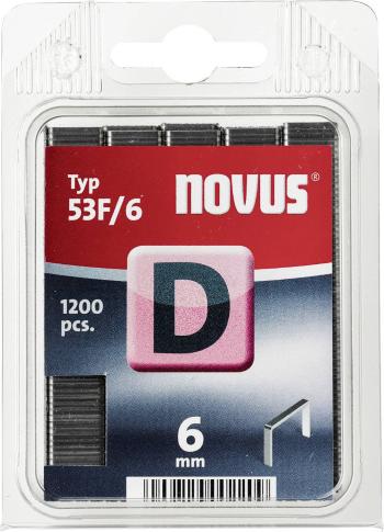 Plochá svorka - typ 53 F 1200 ks Novus 105098900 Rozmery (d x š) 6 mm x 11.3 mm