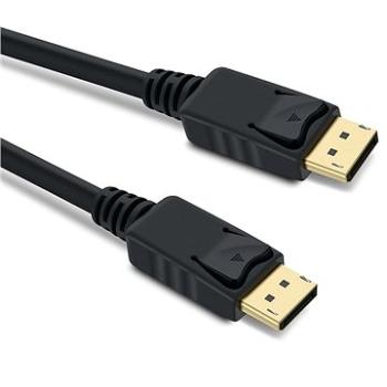 PremiumCord DisplayPort 1.4 prípojný kábel M/M, pozlátené konektory, 2 m (kport8-02)