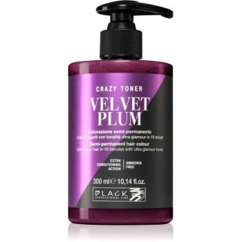 Black Professional Line Crazy Toner farebný toner Velvet Plum 300 ml