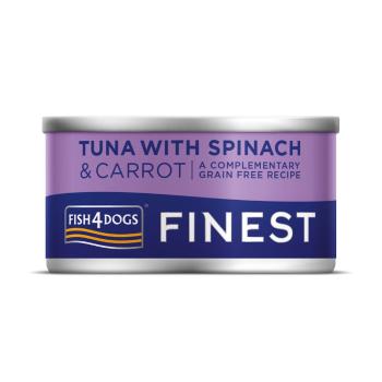 Fish4Dogs Finest tuniak s mrkvou a špenátom 85 g