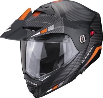 Scorpion ADX-2 CAMINO Matt Black/Silver/Orange XS Prilba