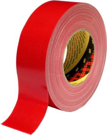 3M  389R100 páska so skleným vláknom  červená (d x š) 50 m x 10 cm 1 ks