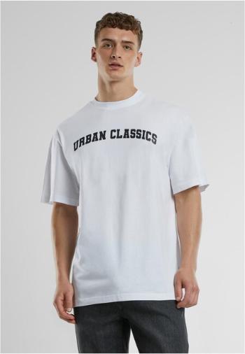 Urban Classics UC College Logo Tall Tee white - 3XL