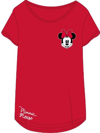 EPlus Dámske pyžamové tričko - Minnie Mouse červené Veľkosť - deti: M