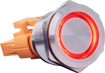 Joy-it BUTTON22A-M-GR spínač s reverzáciou 250 V/AC 3 A 1x vyp/zap s aretáciou červená (Ø x v) 24.80 mm x 35 mm IP67, IK