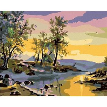 Maľovanie podľa čísel – Západ slnka nad riekou (HRAmal00205nad)
