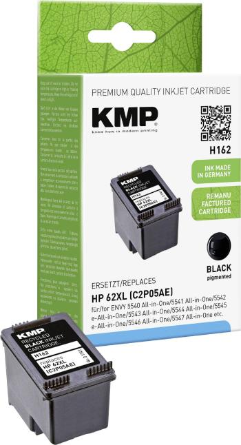 KMP Ink náhradný HP 62XL kompatibilná  čierna H162 1741,4001