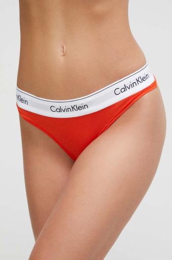 Tangá Calvin Klein Underwear oranžová farba, 0000F3786E