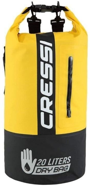 Cressi Dry Bi-Color Black/Yellow 20 L Vodotesný vak